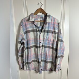 Pacsun men’s flannel. Size XL. Pink and blue.